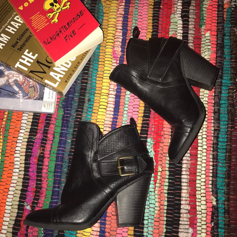 Black booties